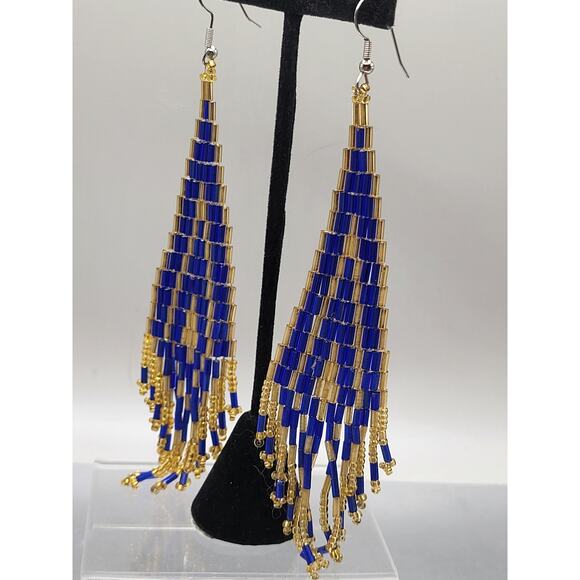 Vintage Pendant & Earrings Set Dangle Drop Necklace Matching Jewelry - Picture 6 of 11